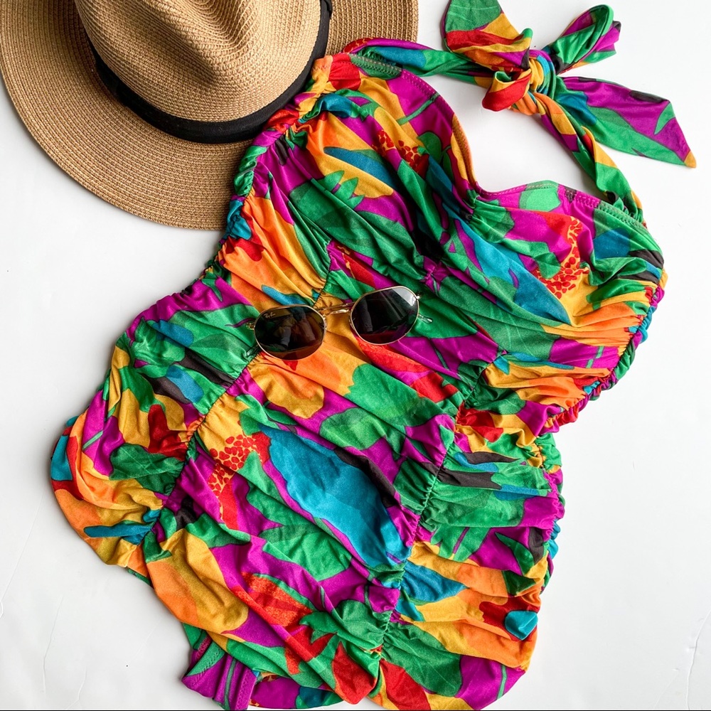 Diane von Furstenburg Ruched Bathing Suit